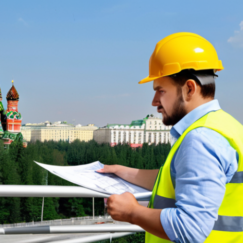Home 6 **
"A professional architect, fully clothed in modest business attire, reviewing blueprints on a construction site in Moscow. Hard hat, safety vest, and appropriate footwear. Modern cityscape in the background, daytime. Perfect anatomy, correct proportions, well-formed hands, proper finger count, natural pose, professional photography, high quality, safe for work, appropriate content, family-friendly."
**