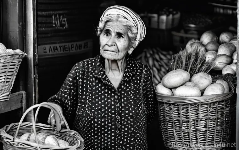 아르헨티나 환율 변동과 원인 - **Inflation's Impact on Daily Life:**
"A realistic and poignant street photography-style image s...